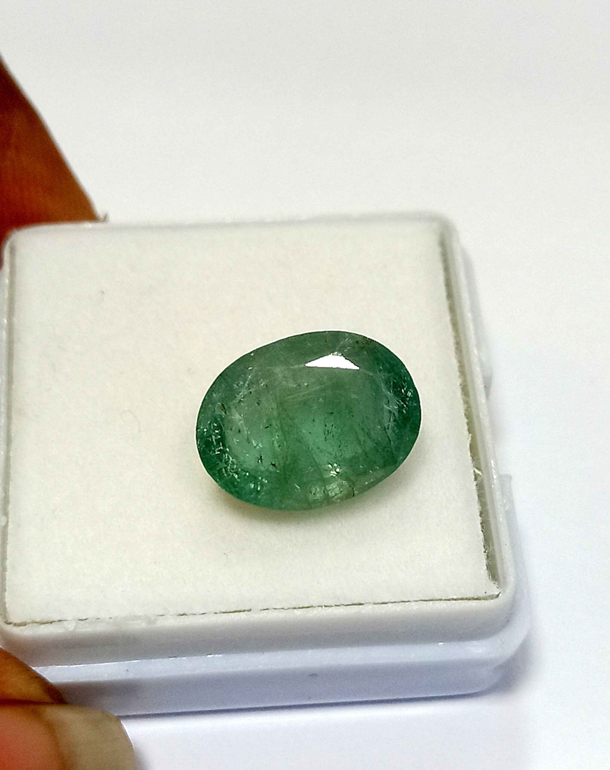 4.95 Cts Oval Cut Natural Zambian Emerald Gemstone 12.2*9.2 MM EM120