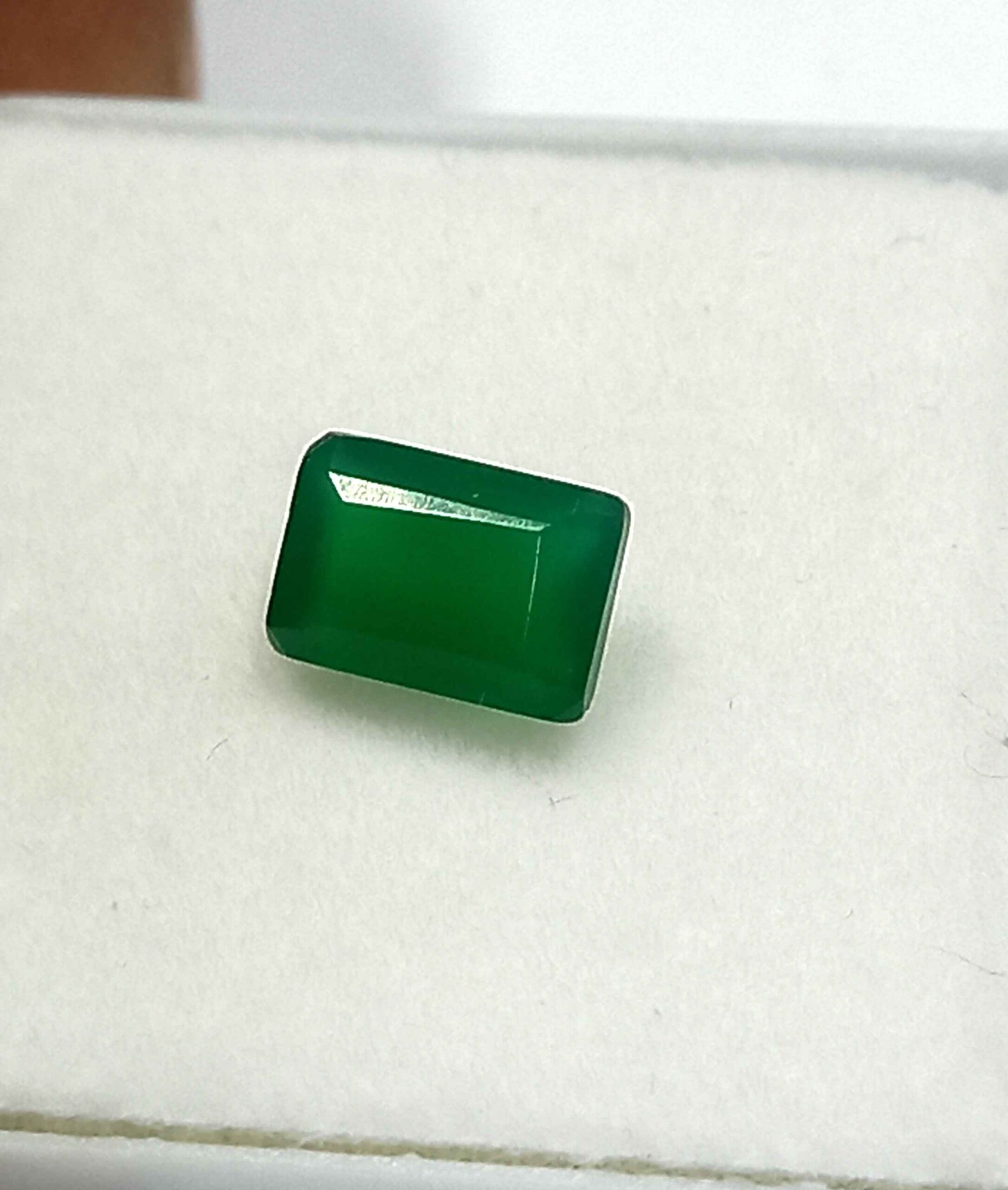 1.04 Cts Natural Zambian Emerald Gemstone Emerald Cut 7.1*5 MM EM746