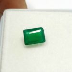 0.90 Cts Emerald Natural Zambian Gemstone Emerald Cut 6.8*5 MM EM747