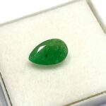 0.90 Cts Pear Cut Natural Zambian Emerald Gemstone 8.9*5.8 MM EM30