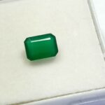 1.05 Cts Emerald Cut Natural zambian Emerald Gemstone 7.1*5.2 MM EM749