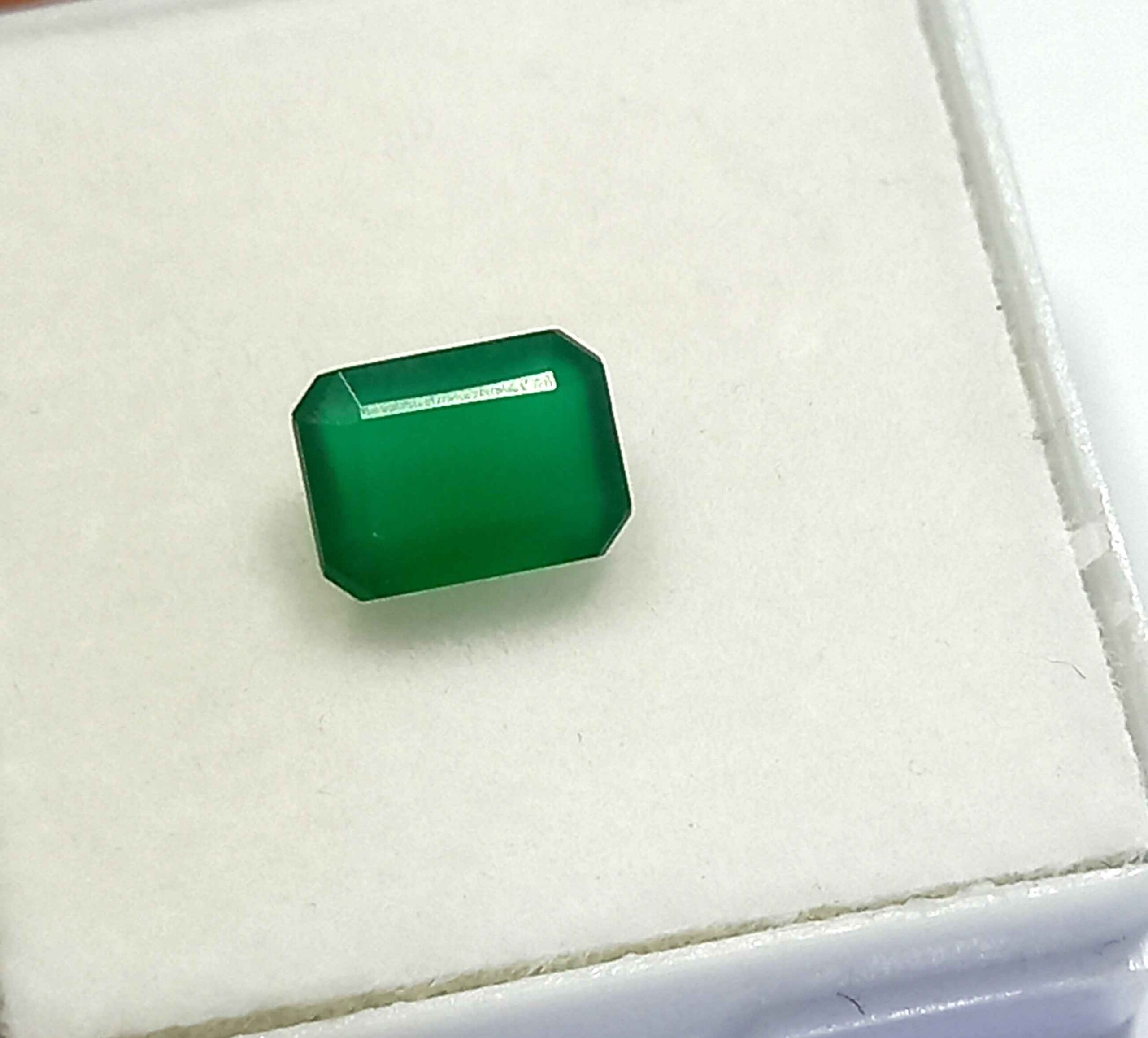 1.05 Cts Emerald Cut Natural zambian Emerald Gemstone 7.1*5.2 MM EM749