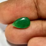 1.14 Cts Natural Zambian Emerald Gemstone Pear Cut 9.4*5.5 MM EM515