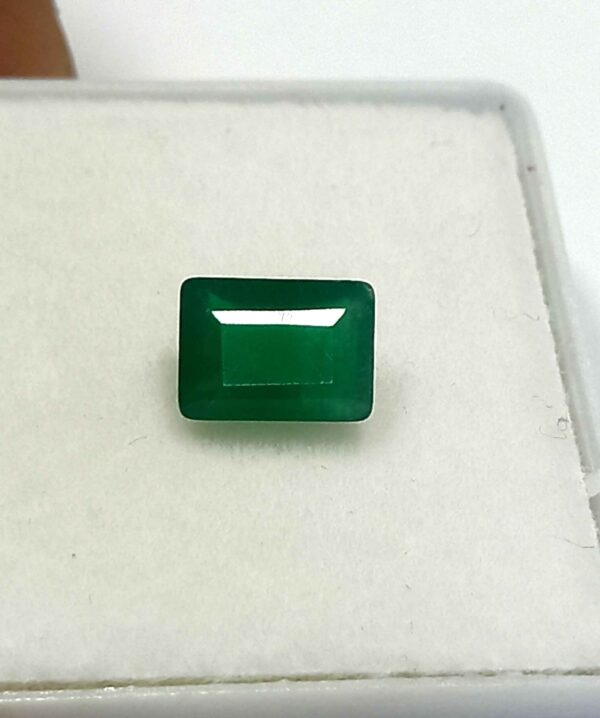 0.98 Cts Natural Zambian Emerald Gemstone Emerald Cut 7.0*5.1 MM EM748
