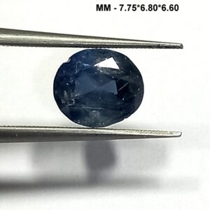 3.12 Cts Certified Natural Kashmir Blue Sapphire Oval Cut 7.75*6.80 MM KBS20 - Kashmir Blue Sapphire Oval Cut