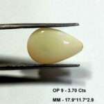 3.70 Cts Natural Australian Opal Gemstone Pear Cabochon 17.9*11.7 MM OP9