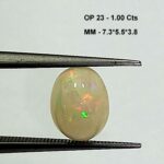 1.00 Cts Natural Australian Opal Gemstone Oval Cabochon 7.3*5.5 MM OP23