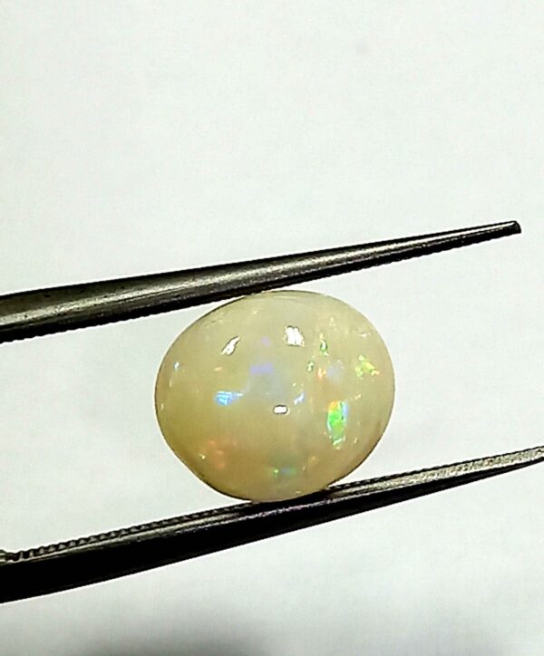 1.30 Cts Natural Australian Opal Gemstone Oval Cabochon 7.9*6.8 MM OP22