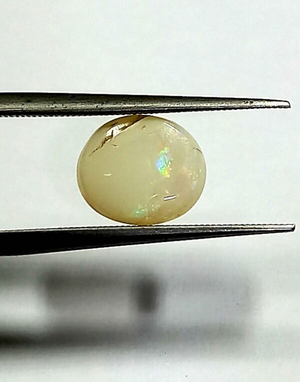 1.30 Cts Natural Australian Opal Gemstone Oval Cabochon 7.9*6.8 MM OP22