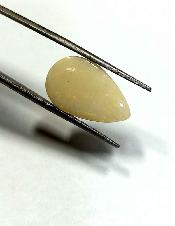 4.09 Cts Natural Australian Opal Gemstone Pear Cabochon 19.5*12.1 MM OP11