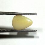 2.01 Cts Natural Australian Opal Gemstone Pear Cabochon White Multicolor 11.5*8.4 MM OP1