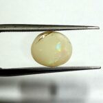 1.30 Cts Natural Australian Opal Gemstone Oval Cabochon 7.9*6.8 MM OP22