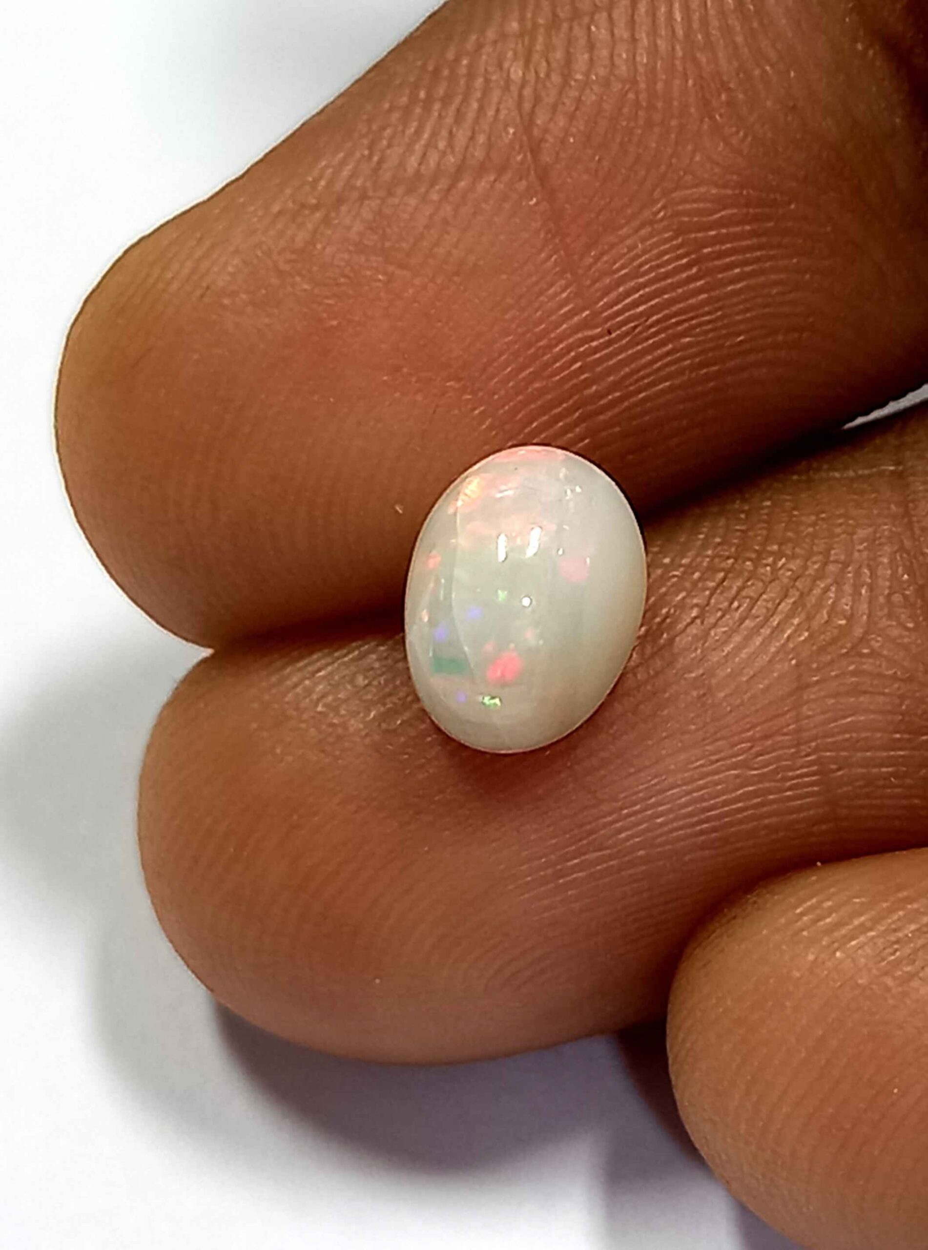 1.00 Cts Natural Australian Opal Gemstone Oval Cabochon 7.3*5.5 MM OP23