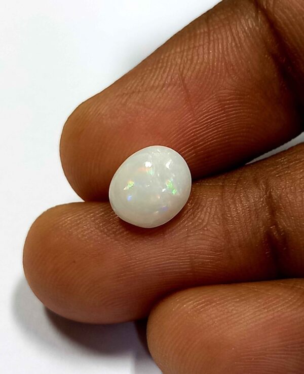 1.30 Cts Natural Australian Opal Gemstone Oval Cabochon 7.9*6.8 MM OP22
