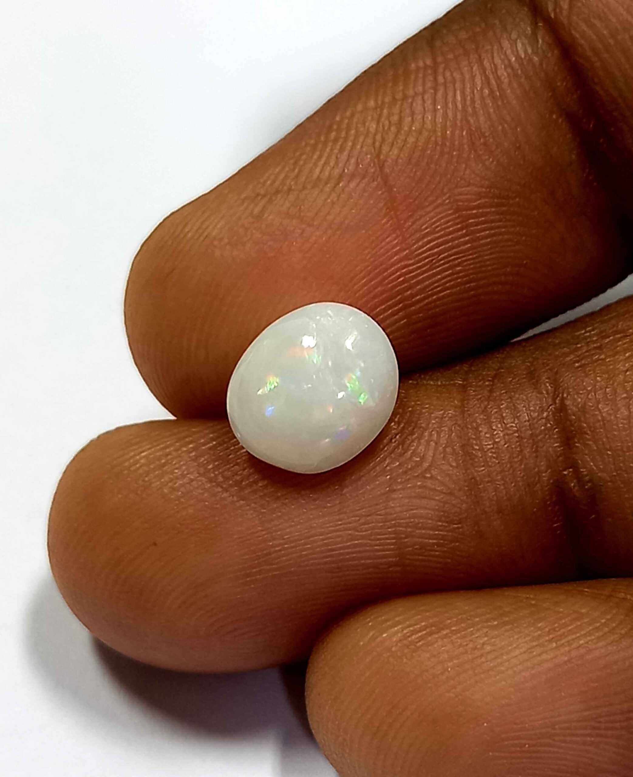 NATURALOPALGEMSTONE6_86eb10dc-17f0-481a-86ee-5780f5e33532 1.30 Cts Natural Australian Opal Gemstone Oval Cabochon 7.9*6.8 MM OP22