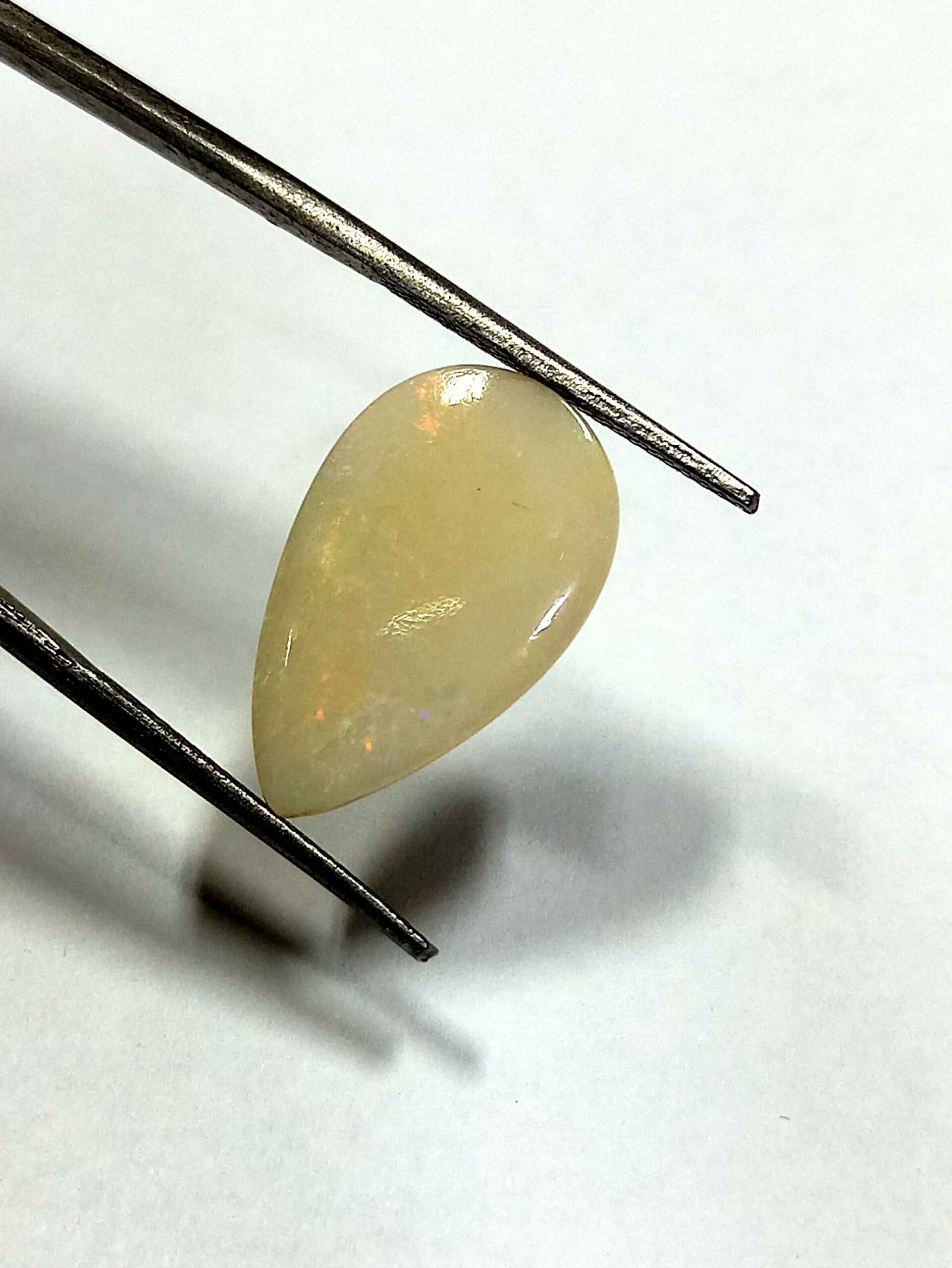 NATURALOPALGEMSTONE6_b82d4c1e-331d-4f16-818f-6c6da259e2a0 4.09 Cts Natural Australian Opal Gemstone Pear Cabochon 19.5*12.1 MM OP11