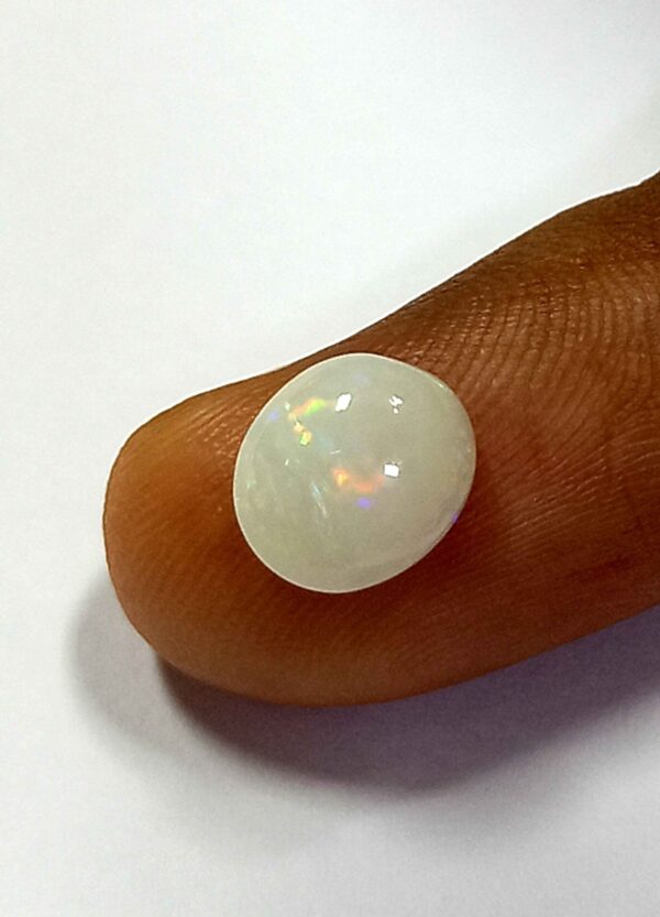 1.30 Cts Natural Australian Opal Gemstone Oval Cabochon 7.9*6.8 MM OP22