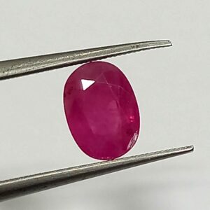1.11 Cts Natural African Pink Ruby Gemstone Oval Cut 6.9*5 MM R222
