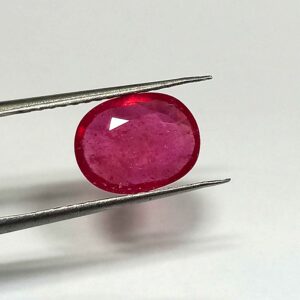 4.05 Cts Oval Cut Natural Pink Ruby Gemstone 11.3*8.7 MM R126