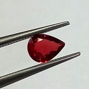 0.21 Cts Red Ruby Natural Burma Gemstone Pear Cut 4.5*3.3 MM R200