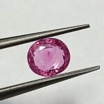 0.61 Cts Natural Burma Pink Ruby Gemstone Oval Cut 5.0*4.4 MM R186