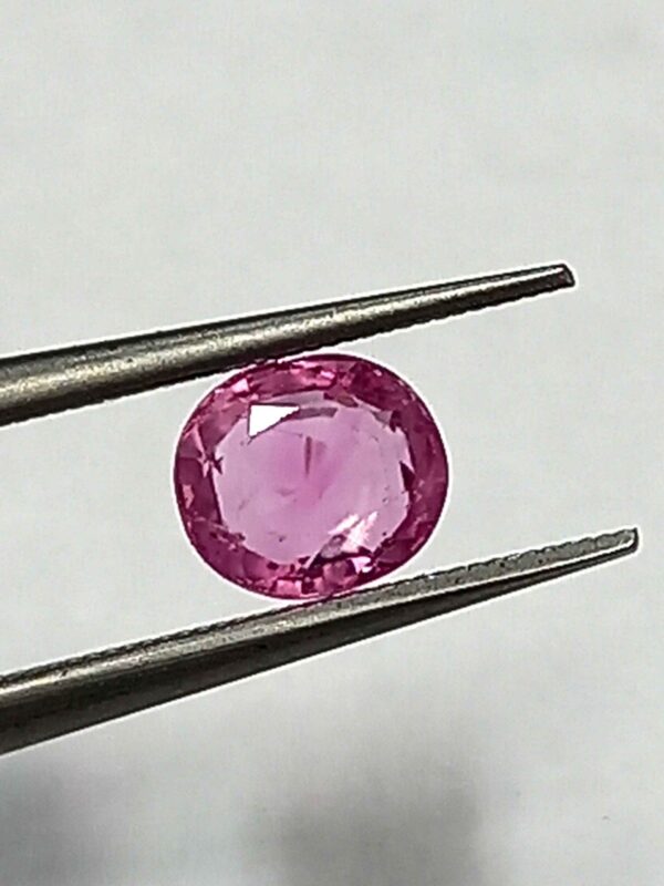0.61 Cts Natural Burma Pink Ruby Gemstone Oval Cut 5.0*4.4 MM R186