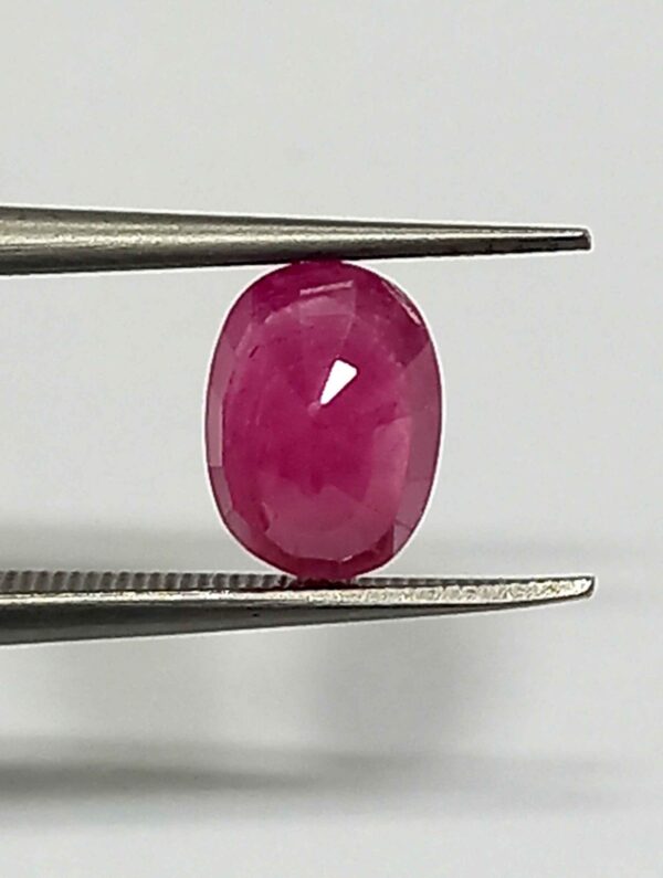 1.11 Cts Natural African Pink Ruby Gemstone Oval Cut 6.9*5 MM R222