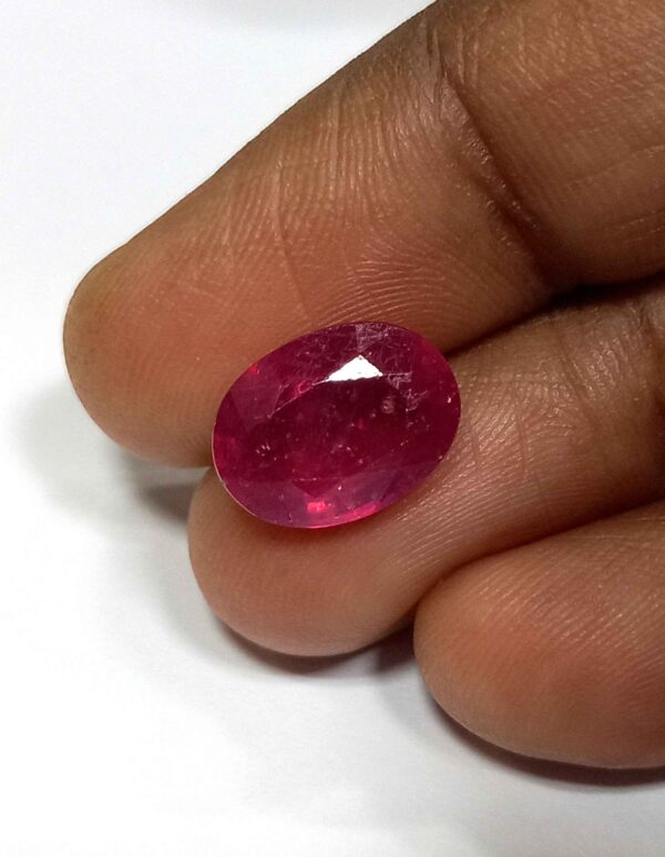 5.25 Cts Natural Pink Ruby Gemstone Oval Cut 11.6*8.6 MM R103