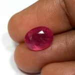 3.30 Cts Natural Pink Ruby Gemstone Oval Cut 10*7.8 MM R113