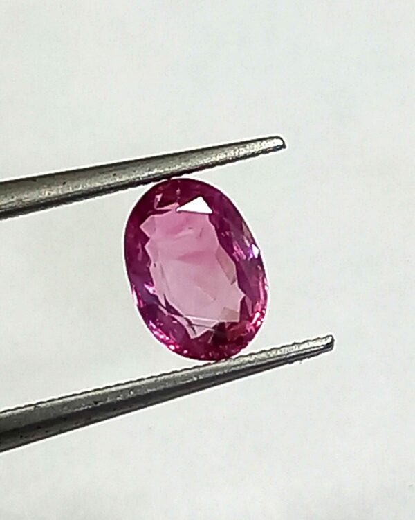 0.53 Cts Natural Burma Pink Ruby Gemstone Oval Cut 5.7*4 MM R208