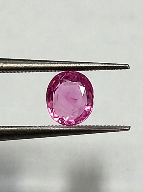 0.61 Cts Natural Burma Pink Ruby Gemstone Oval Cut 5.0*4.4 MM R186