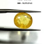 3.65 Cts Natural Bangkok Yellow Sapphire Oval Cut Gemstone 10*9 MM YS25