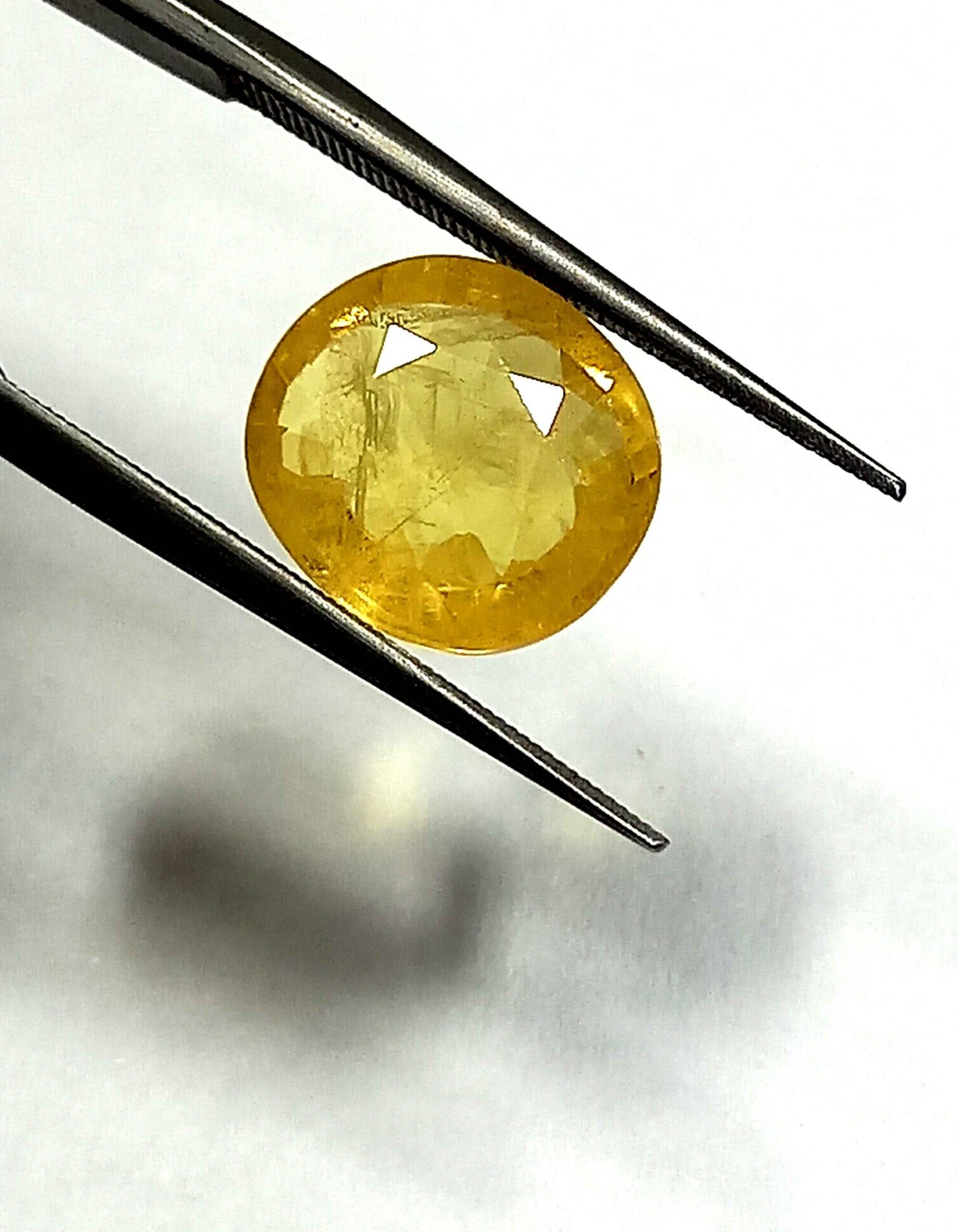NATURALYELLOWSAPPHIRE3_9c7e938d-6bea-4a1a-bb91-edb59b661bde 3.65 Cts Natural Bangkok Yellow Sapphire Oval Cut Gemstone 10*9 MM YS25