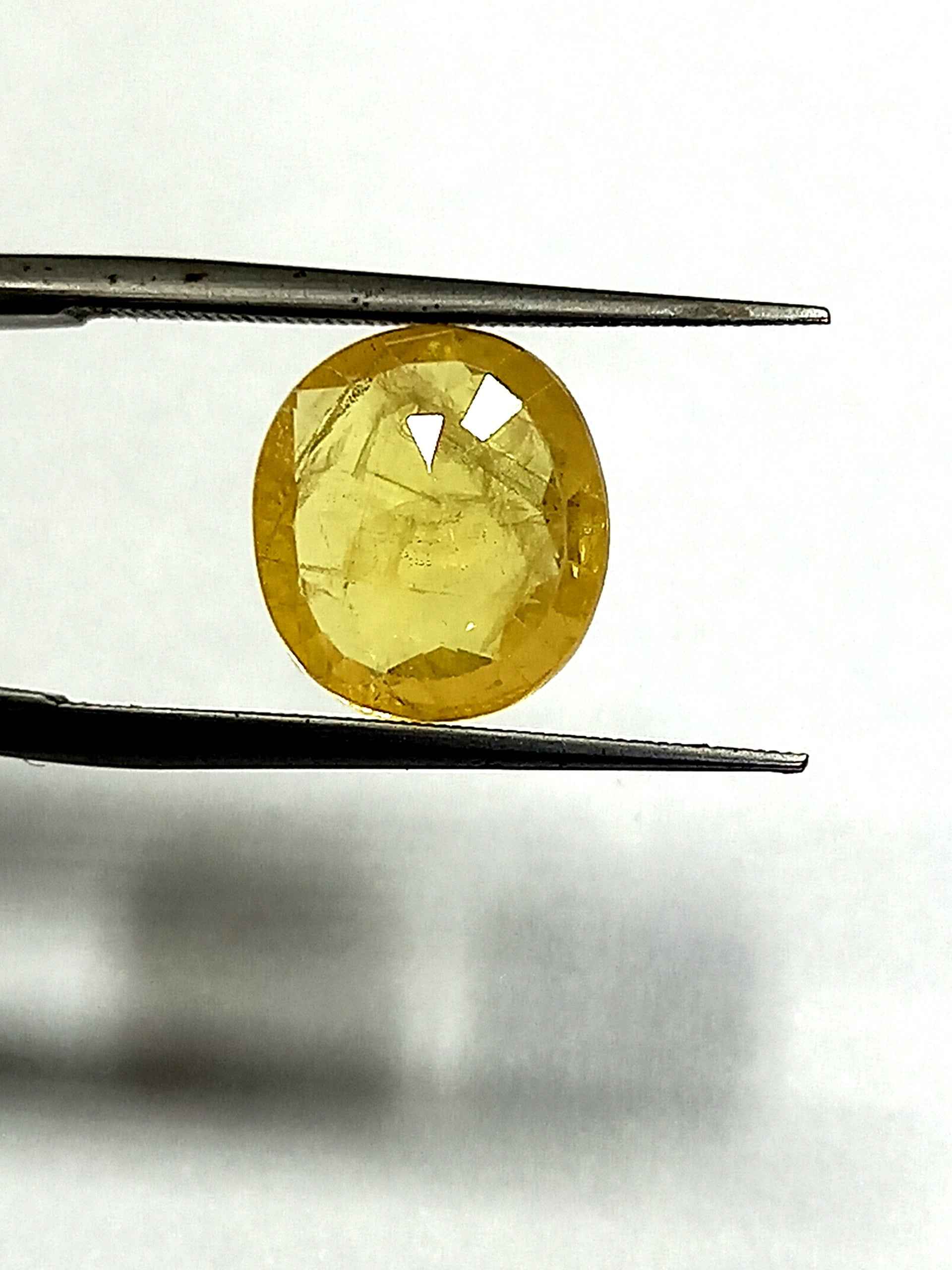 NATURALYELLOWSAPPHIRE7_d856fce9-7e10-4e96-9fc2-dd022beebbd9 3.65 Cts Natural Bangkok Yellow Sapphire Oval Cut Gemstone 10*9 MM YS25