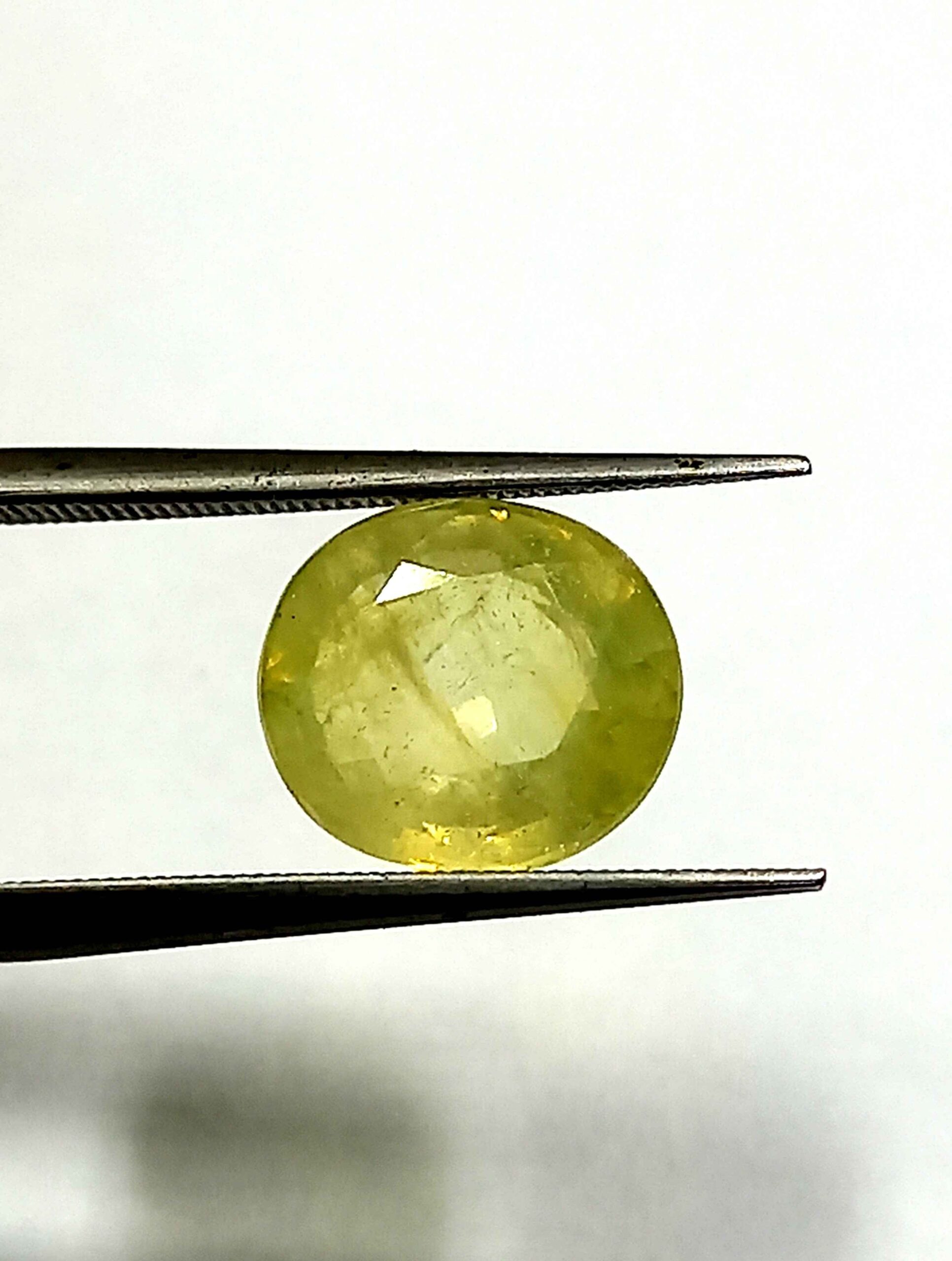NATURALYELLOWSAPPHIREGEMSTONE1_a93a3cb2-383e-446e-ba9f-8be25e337efd-1 3.50 Cts Natural Bangkok Oval Cut Yellow Sapphire Gemstone 9.4*8.3 MM YS588