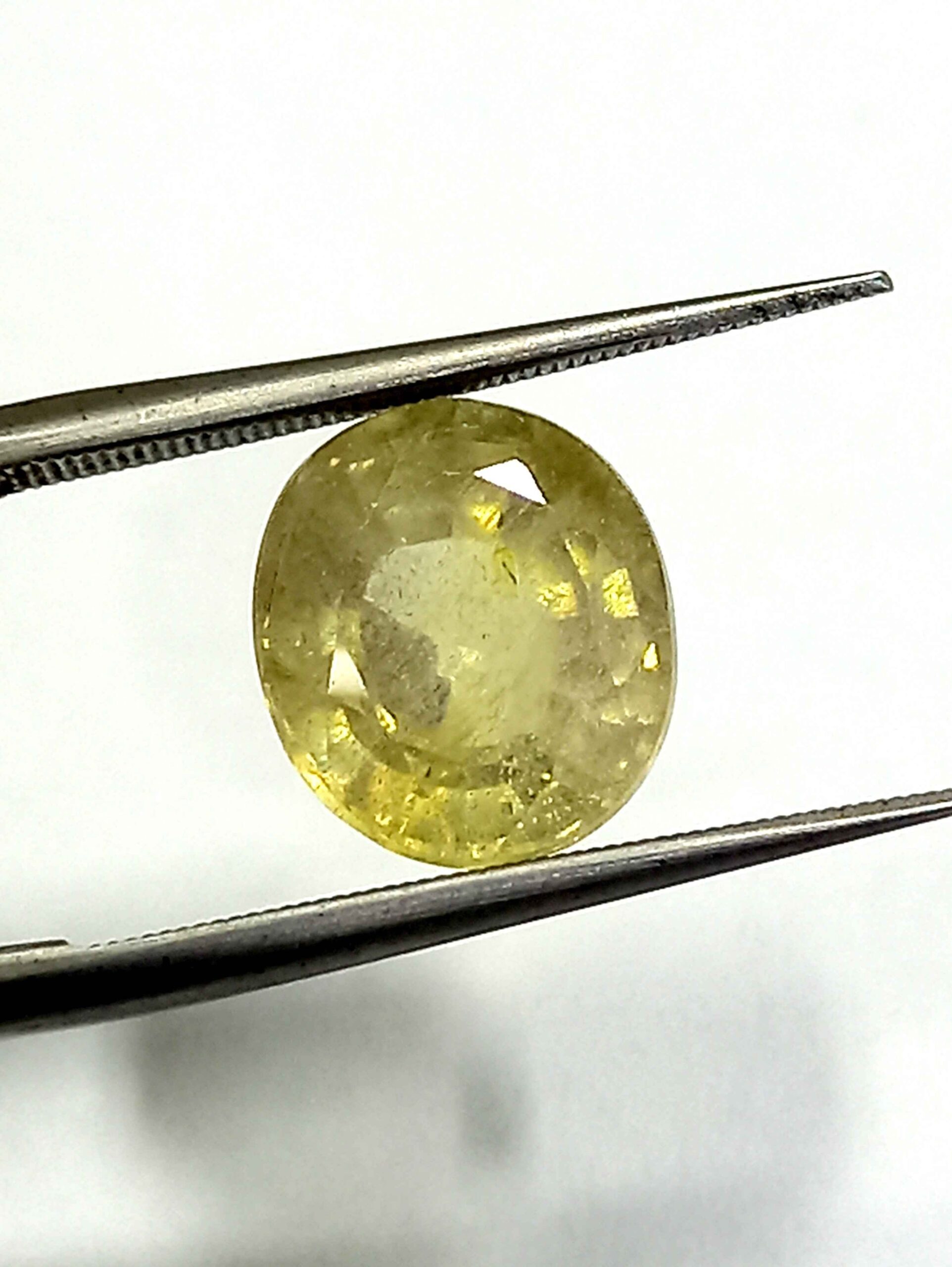 NATURALYELLOWSAPPHIREGEMSTONE2_a4fa2c77-b514-4b0c-9e41-3a6785dba7ec 4.37 Cts Oval Cut Natural Bangkok Yellow Sapphire Gemstone 10.1*8.7 MM YS600