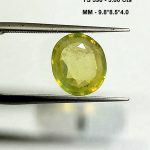 3.00 Cts Natural Bangkok Yellow Sapphire Gemstone Oval Cut 9.8*8.5 MM YS590