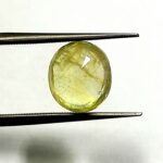 3.50 Cts Natural Bangkok Oval Cut Yellow Sapphire Gemstone 9.4*8.3 MM YS588