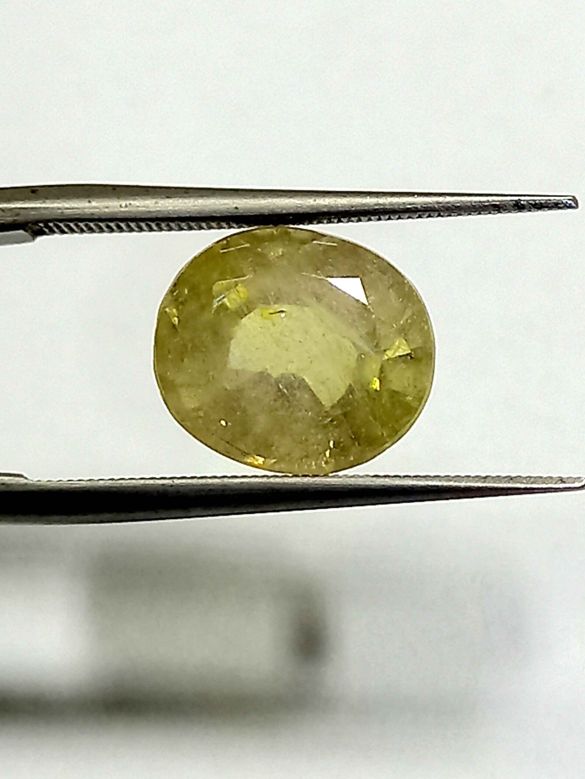 NATURALYELLOWSAPPHIREGEMSTONE6_280f0cc2-659b-4578-b278-743df66a3115 4.37 Cts Oval Cut Natural Bangkok Yellow Sapphire Gemstone 10.1*8.7 MM YS600