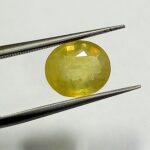 3.05 Cts Natural Bangkok Yellow Sapphire Gemstone Oval Cut 9.4*8 MM YS604