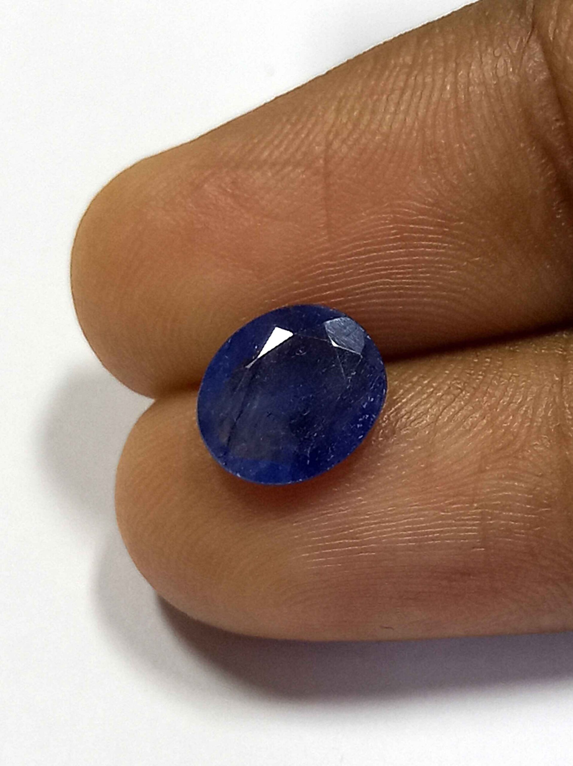 1.85 Cts Natural Burma Blue Sapphire Gemstone Oval Cut 8.4*7.3 MM R20
