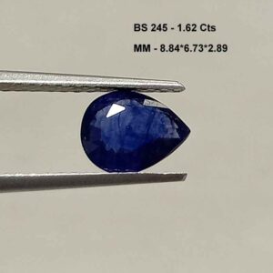 1.62 Cts Pear Cut Natural Blue Sapphire Gemstone 8.84*6.73 MM BS245