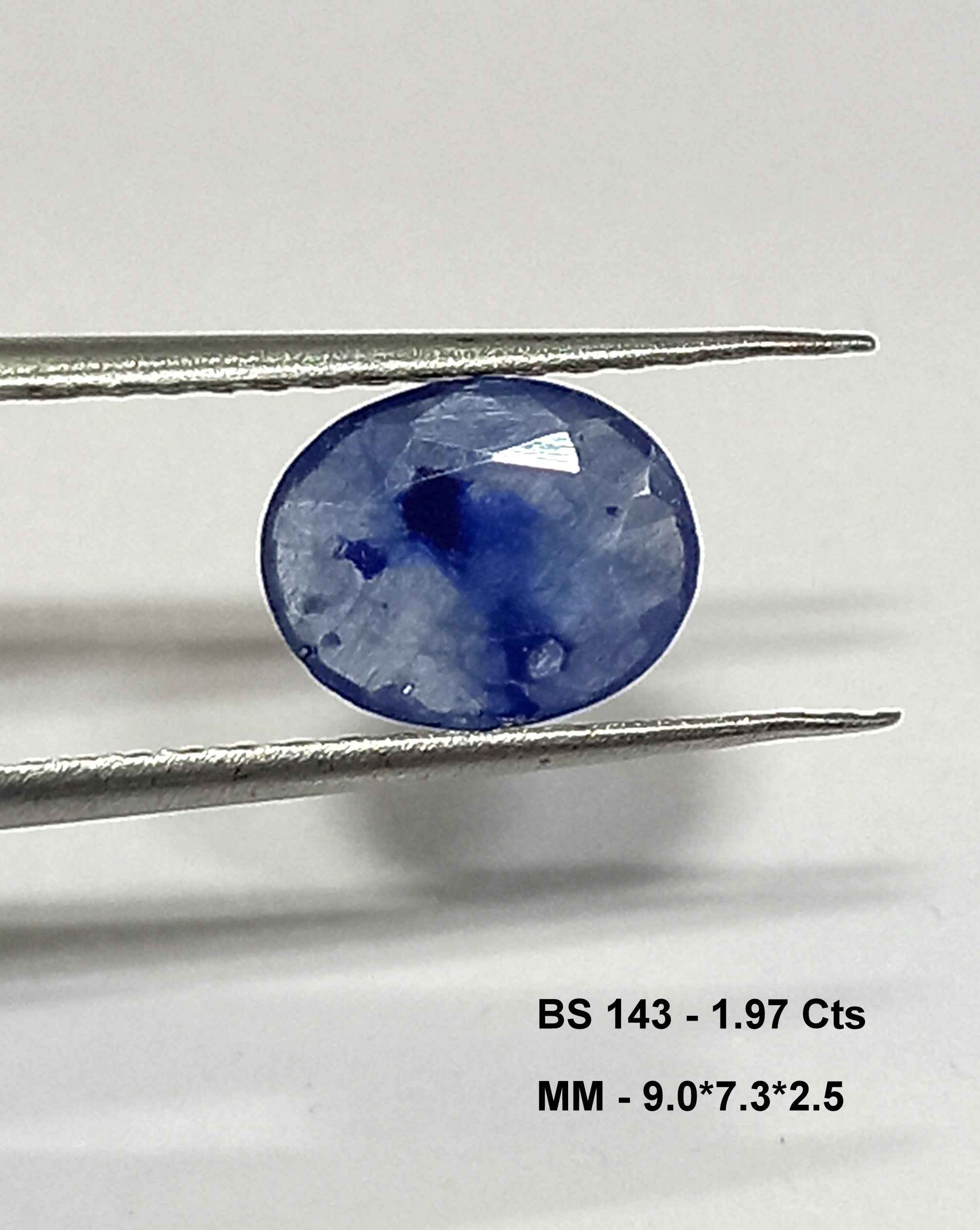 1.97 Cts Natural Burma Blue Sapphire Gemstone Oval Cut 9*7.3 MM BS143
