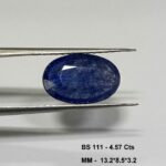4.57 Cts Burma Blue Sapphire Natural Gemstone Oval Cut 13.2*8.5 MM BS111