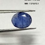 1.10 Cts Natural Burma Blue Sapphire Gemstone Oval Cut 7.2*5.8 MM BS204