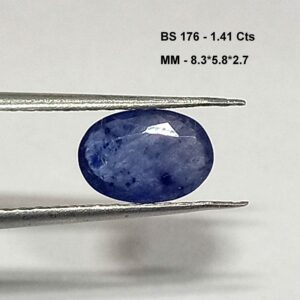 1.41 Cts Natural Burma Blue Sapphire Gemstone Oval Cut 8.3*5.8 MM BS176