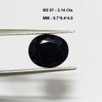 3.14 Cts Natural Blue Sapphire Gemstone Oval Cut 9.7*8.4 MM BS57