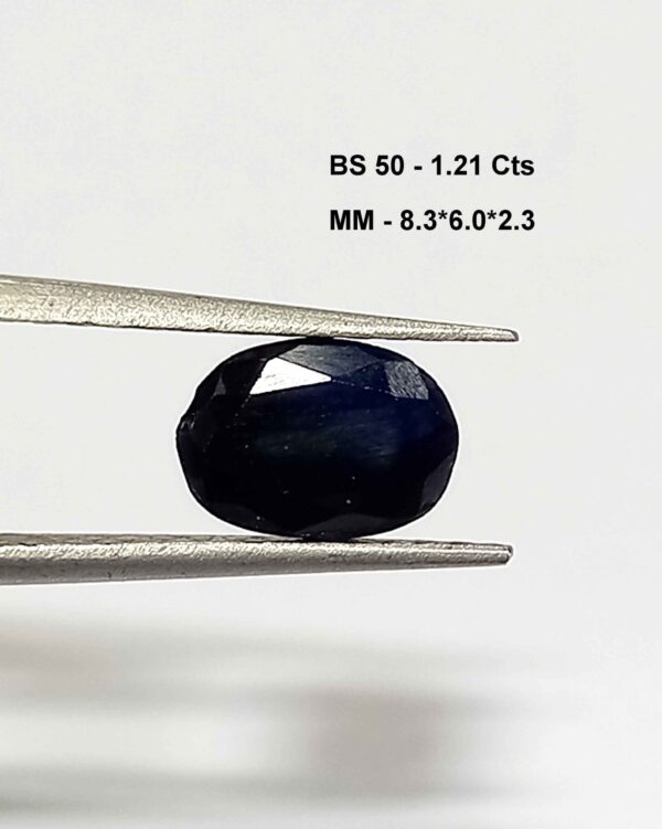1.21 Cts Natural Australian Blue Sapphire Gemstone Oval Cut 8.3*6 MM BS50