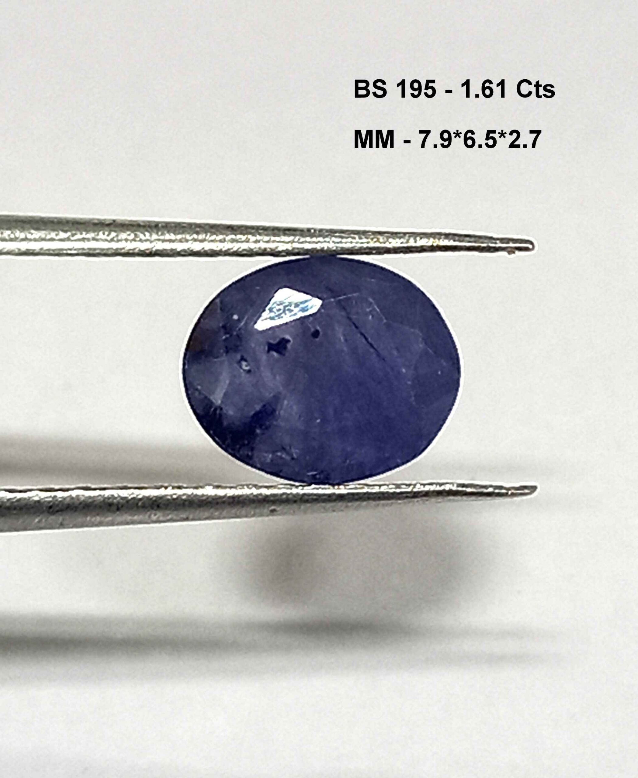 NaturalBlueSapphireGemstone1_5058cfec-59ff-46b3-82fe-6fe06ebcf1a0 1.61 Cts Oval Cut Natural Burma Blue Sapphire Gemstone 7.9*6.5 MM BS195