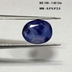 1.80 Cts Burma Blue Sapphire Natural Gemstone Oval Cut 8.5*6.9 MM BS199